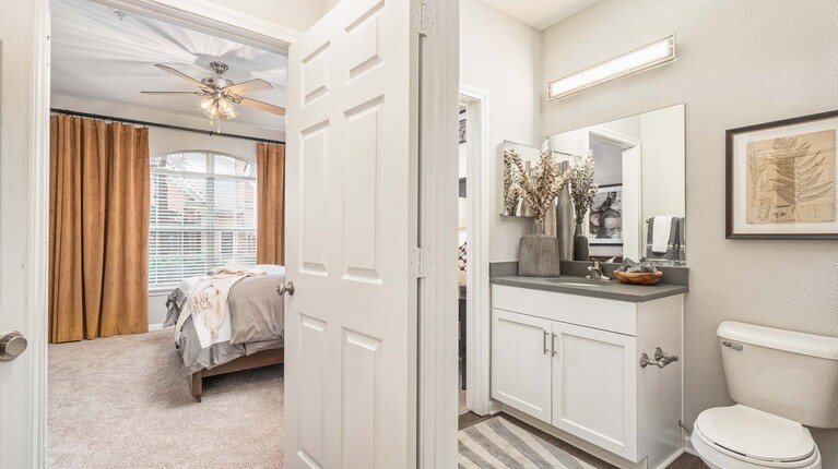 Attached bathroom