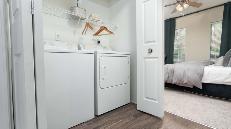 In-unit washer and dryer