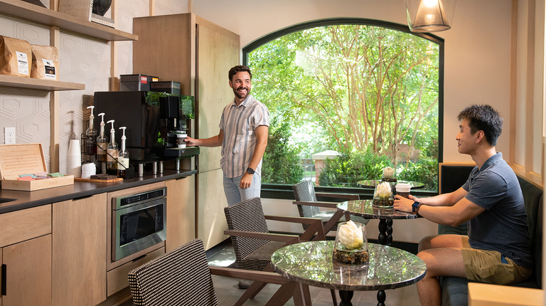 Curated cafe with Frothy Monkey coffee
